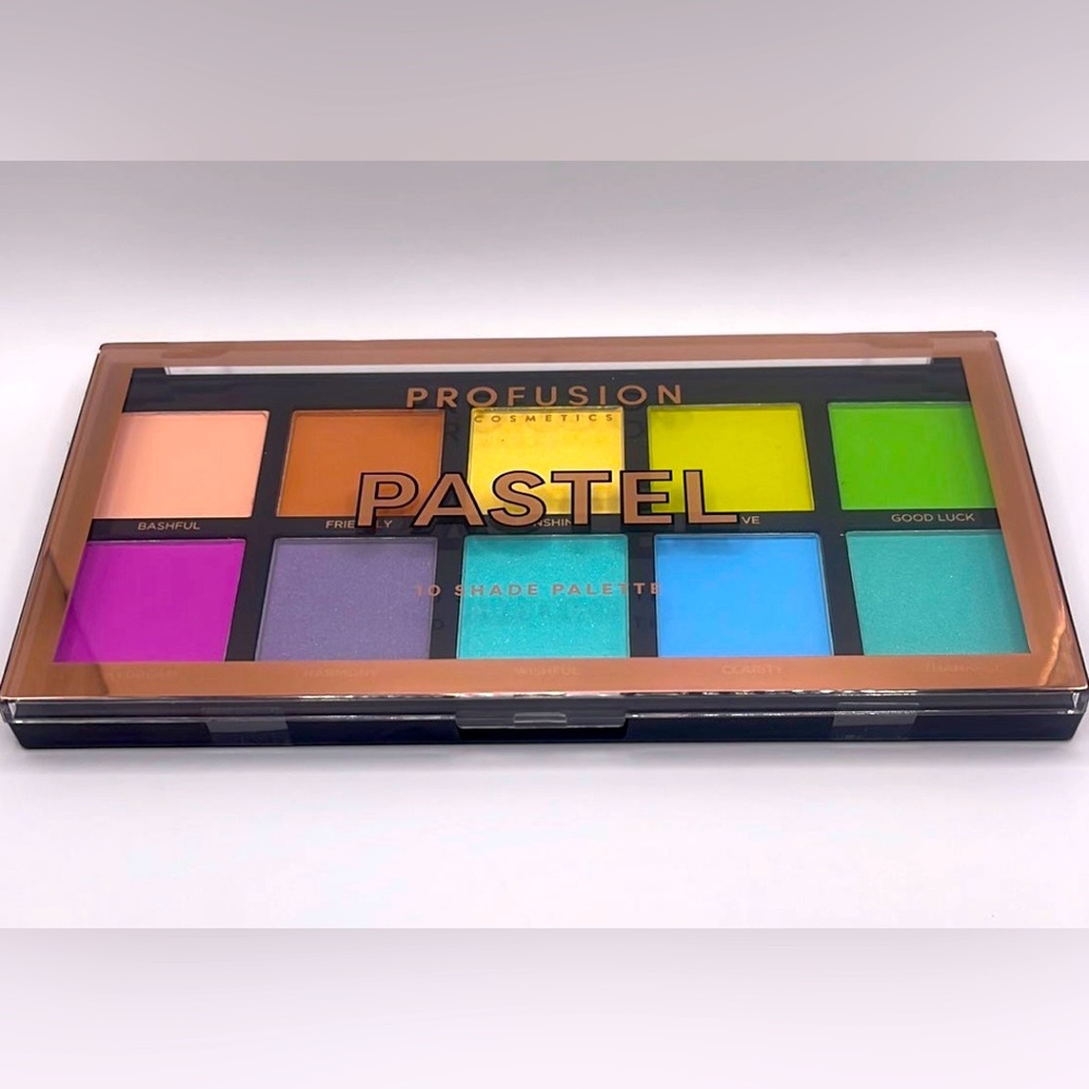 Profusion Cosmetics Palette Pastel Eyeshadows
- 10 Shades